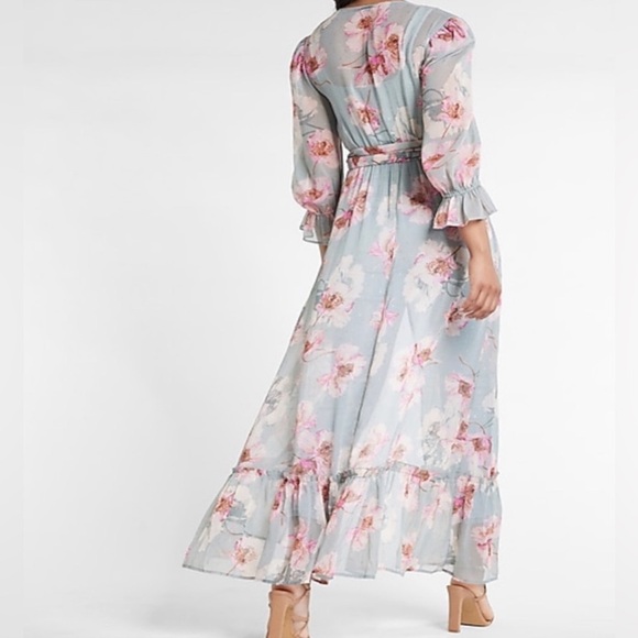 Express Maxi floral cover up dress - Picture 2 of 8